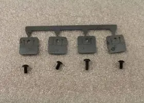 1-00-05202-4 Glass Clip Kit with Screws (SMS, TLC)