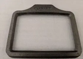 4-00-00038-1P Glass Frame Single Cast